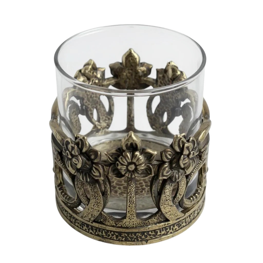 Handcrafted Crown Dragon Whiskey Glasses