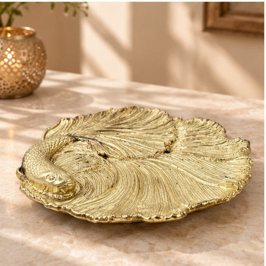 Decorative Electro-formed Metal Fish Tray