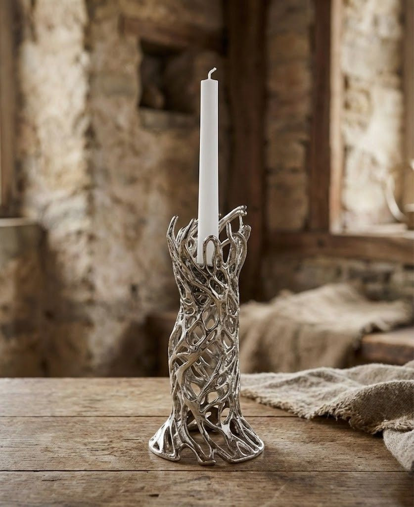 Organic Spiral Candle Holder