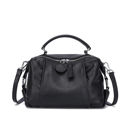 Women Natural Cow Genuine Leather Shoulder Bags Women Cowhide Bag Lady Soft Design Female Luxury Handbag for Ladies High Quality