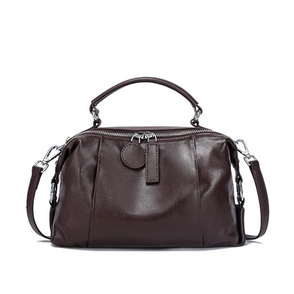 Women Natural Cow Genuine Leather Shoulder Bags Women Cowhide Bag Lady Soft Design Female Luxury Handbag for Ladies High Quality