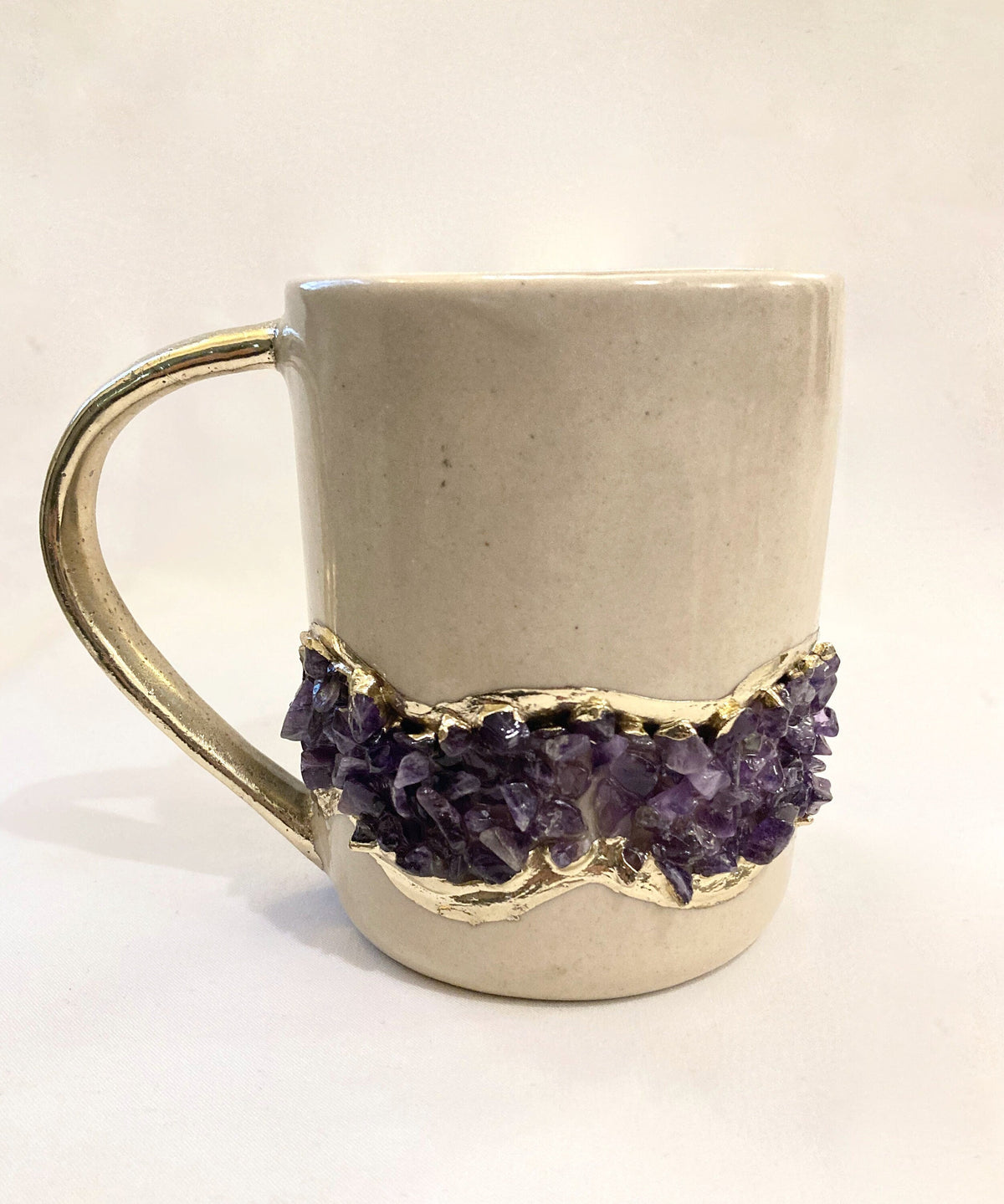 Flow - Set of 2 Cream Ceramic Mugs